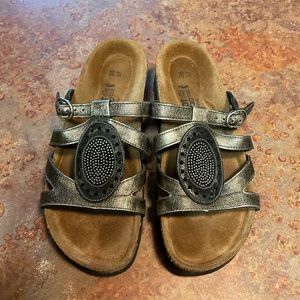 NAOT Bronze Sandals 38 7.5/8